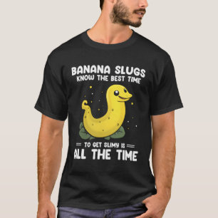 Banaan Slug Collecting Quote voor Slug Science T-shirt