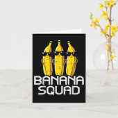 Banaan squad grappig fruit team crew bijpassende v kaart (Gele Bloem)