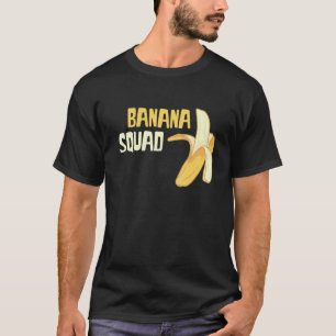 Banaan Squad Veganistisch Eten Vegetariërs Banaan T-shirt