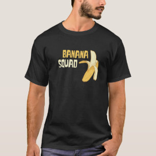 Banaan Squad Veganistisch Eten Vegetariërs Banaan  T-shirt