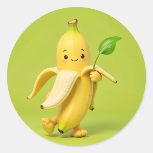 Banaan Sticker (Voorkant)