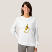 Banaan T-shirt met lange mouwen (Voorkant volledig)