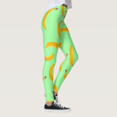 Banaan Textuur lichtgroene leggings (Rechts)