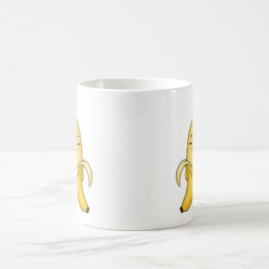 banaan-Valentijnsdag Koffiemok (Center)