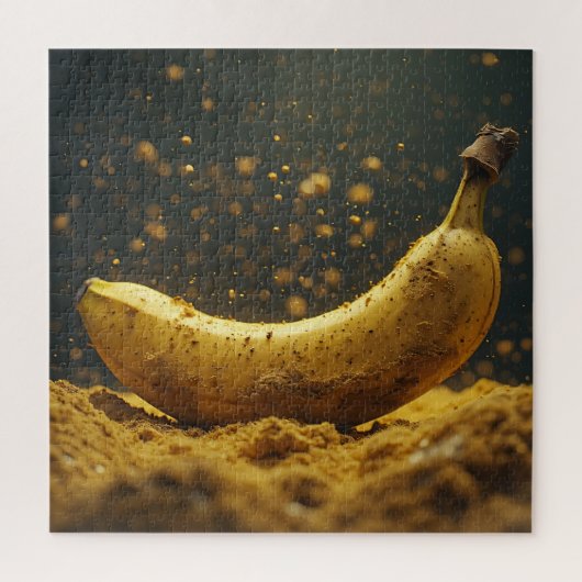 Banaan verheven van de grond legpuzzel (Verticaal)