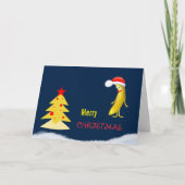 Banaan voor Kerstmis Feestdagen Kaart (Voorkant)