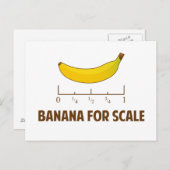 Banaan voor schaal briefkaart (Voorkant / Achterkant)