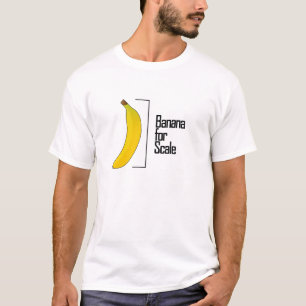 Banaan voor schaal t-shirt