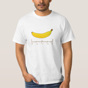 Banaan voor schaal t-shirt
