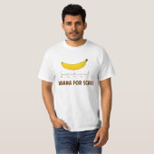 Banaan voor schaal t-shirt (Voorkant volledig)