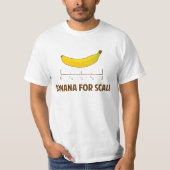 Banaan voor schaal t-shirt (Voorkant)