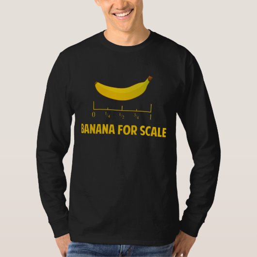 Banaan voor schaal t-shirt (Voorkant)