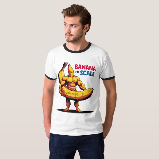 Banaan voor schaal t-shirt (Voorkant volledig)