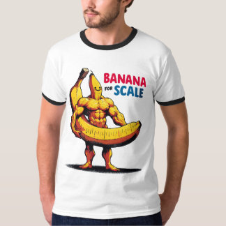 Banaan voor schaal t-shirt