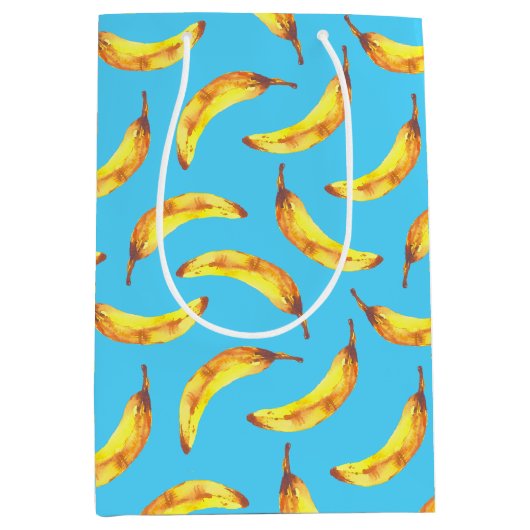 banaan-Waterverf Medium Cadeauzakje (Voorkant)