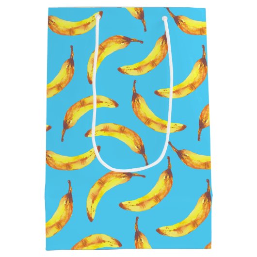banaan-Waterverf Medium Cadeauzakje (Achterkant)