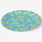 banaan-Waterverf Papieren Bordje (Gekanteld)