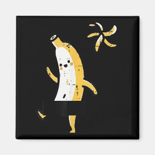 Banaan weggooien Peel Funny Fruit Meme Mannen Wom Magneet