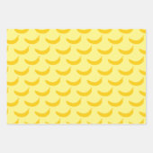 Banaanaardbeienwatermeloen grappig fruitpatroon inpakpapier vel (Voorkant)