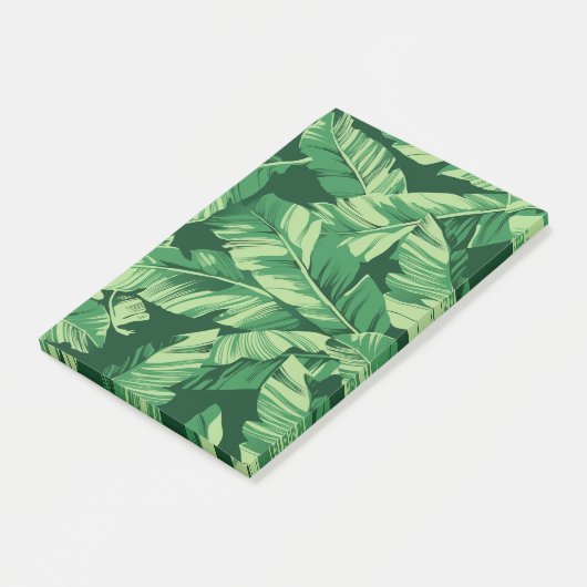 Banaanbladeren 2 post-it® notes (Schuin)