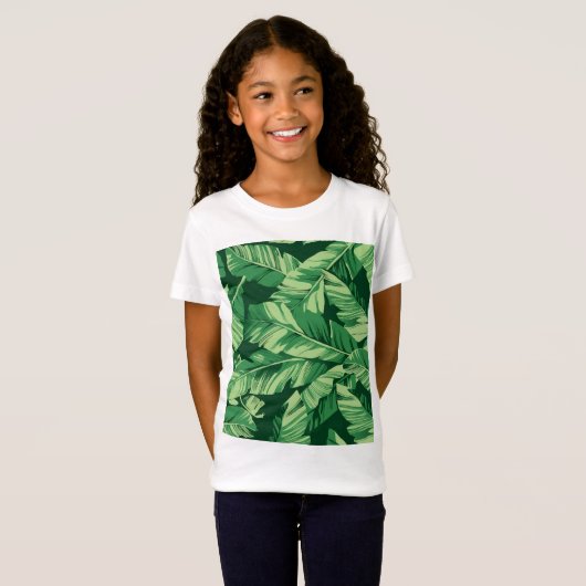 Banaanbladeren 2 t-shirt (Voorkant volledig)