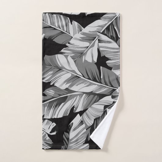 Banaanbladeren 3 bad handdoek (Handdoek)