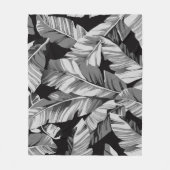 Banaanbladeren 3 fleece deken (Voorkant)