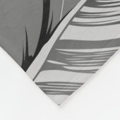 Banaanbladeren 3 fleece deken (Hoek)