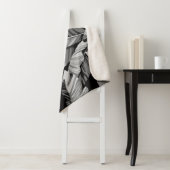 Banaanbladeren 3 sherpa deken (In situ)