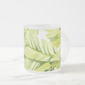 Banaanbladeren 4 matglas koffiemok (Voorkant rechts)