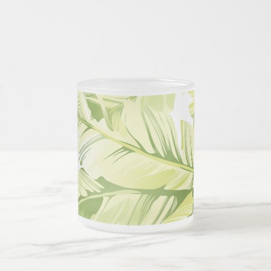 Banaanbladeren 4 matglas koffiemok (Center)