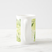 Banaanbladeren 4 porselein kop (Achterkant)