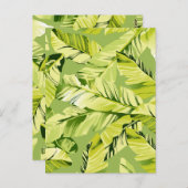 Banaanbladeren 5 briefkaart (Voorkant / Achterkant)