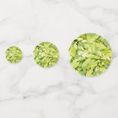 Banaanbladeren 5 confetti (Achterkanten)