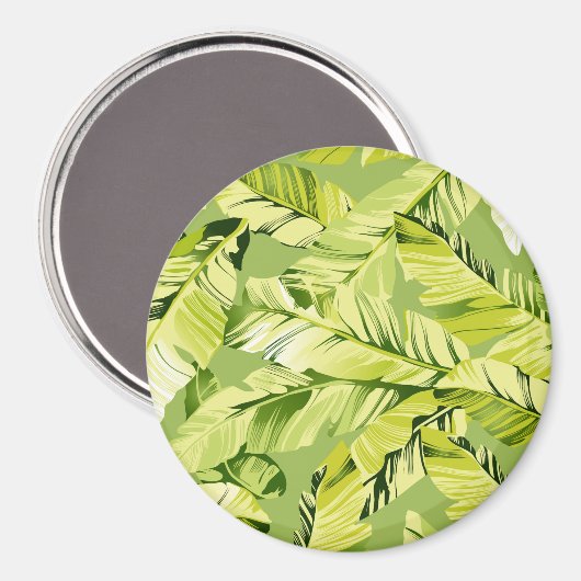 Banaanbladeren 5 magneet (Voorkant / Achterkant)