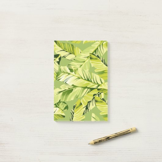 Banaanbladeren 5 post-it® notes (Op bureau)