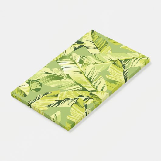 Banaanbladeren 5 post-it® notes (Schuin)