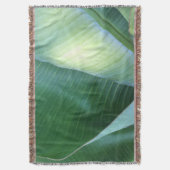 Banaanbladeren Abstract 37 Deken (Voorkant Verticaal)