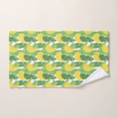 Banaanbladeren en fruitpatroon bad handdoek (Handdoek)