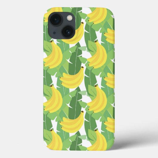 Banaanbladeren en fruitpatroon Case-Mate iPhone case (Achterkant)