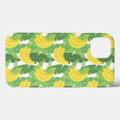 Banaanbladeren en fruitpatroon Case-Mate iPhone case (Achterkant (horizontaal))