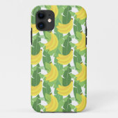 Banaanbladeren en fruitpatroon Case-Mate iPhone case (Achterkant)