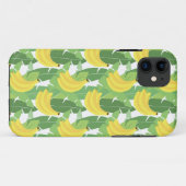 Banaanbladeren en fruitpatroon Case-Mate iPhone case (Achterkant (horizontaal))