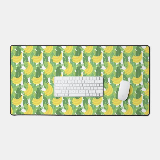 Banaanbladeren en fruitpatroon | Monogram Bureaumat (Keyboard & Muis)