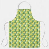 Banaanbladeren en fruitpatroon schort (Voorkant)