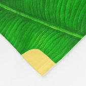 Banaanbladeren Fleece Deken (Hoek)