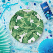 Banaanbladeren Papieren Bordje (Feest)