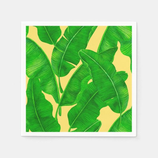 Banaanbladeren Servet (Voorkant)