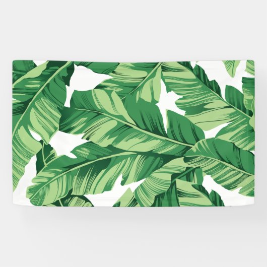 Banaanbladeren Spandoek (Horizontaal)