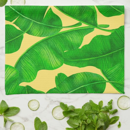 Banaanbladeren Theedoek (Gevouwen)